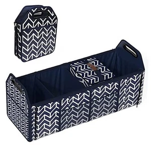 Trunk Organizer for car, Foldable Car Storage Bag Portable Insulation Cooler - Picture 1 of 8