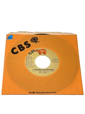 Bee Gees 'You should be dancing' & 'Subway' 1976 7" 45 RPM (#392) - Image 1 of 3