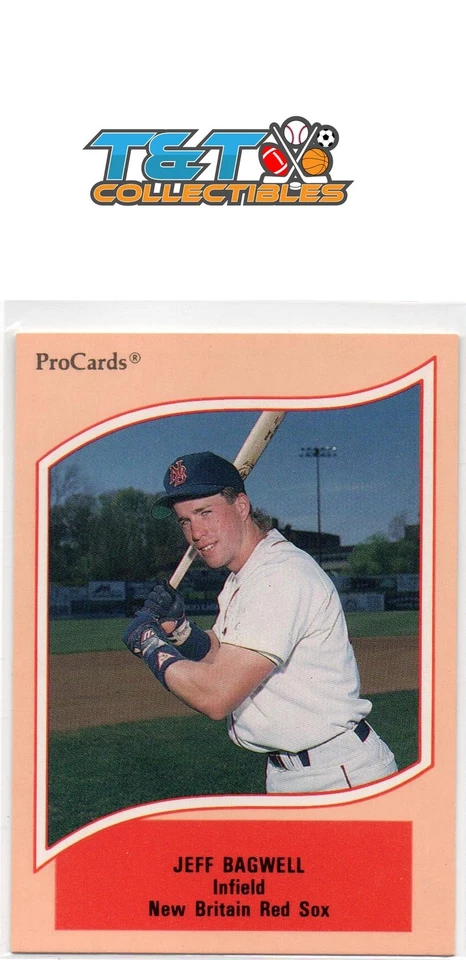 Jeff Bagwell 1990 ProCards A y AA #26 New Britain Red Sox 16 Foto 1 de 1