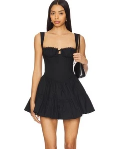 Camila Coelho Luara Mini Dress in Black Size XS - Picture 1 of 8