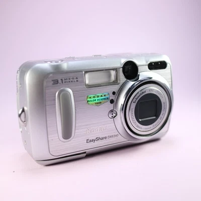 Kodak EasyShare DX6340 3.1MP Compact Digital Camera Silver Tested - Image 1 of 4