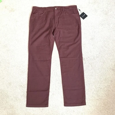 Pantalones de mezclilla Joe’s The Asher Air suaves ajustados tono: Merlot para hombre talla 40x32 Foto 1 de 4