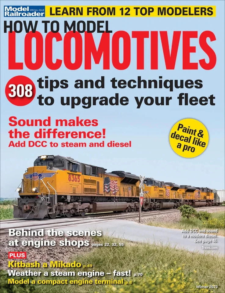 MODEL RAILROADER MAGAZINE WINTER 2023 SPECIAL EDITION | HOW TO MODEL LOCOMOTIVES - Image 1 of 1