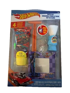 Hot Wheels Kinder Rasierset, Body Wash, Fake Razor, Spiegel, Rasierpinsel Neu - Bild 1 von 5