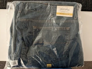 Jeans uomo Faded Glory taglia 50X30 relaxed fit blu denim pantaloni western nuovi con etichette - Foto 1 di 7