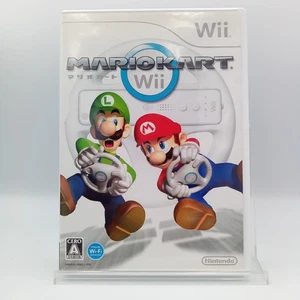 Mario Kart Nintendo Wii Authentic Japanese Racing CIB Complete - Picture 1 of 6