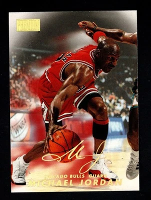 1998-99 SkyBox Premium #23 Michael Jordan Chicago Bulls HOF - Image 1 of 2