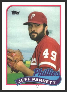 Jeff Parrett #95T 1989 Topps Traded Philadelphia Phillies - Picture 1 of 2