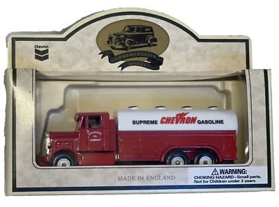 Diecast 1937 Six Wheel Refined Oil Truck LLEDO PLC Chevron Standard Oil Co 1995 - Image 1 of 4