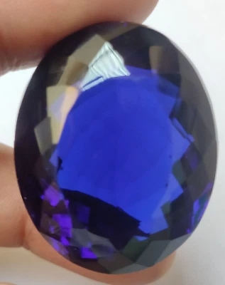 203.45 Ct. Blue Tanzania OF Tanzanite Oval Cut Loose Gemstone Gift for Birthday - Image 1 of 4