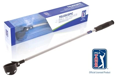 PGA TOUR Teleskop Golfball Retriever PGA Tour offiziell brandneu kostenlose P&P