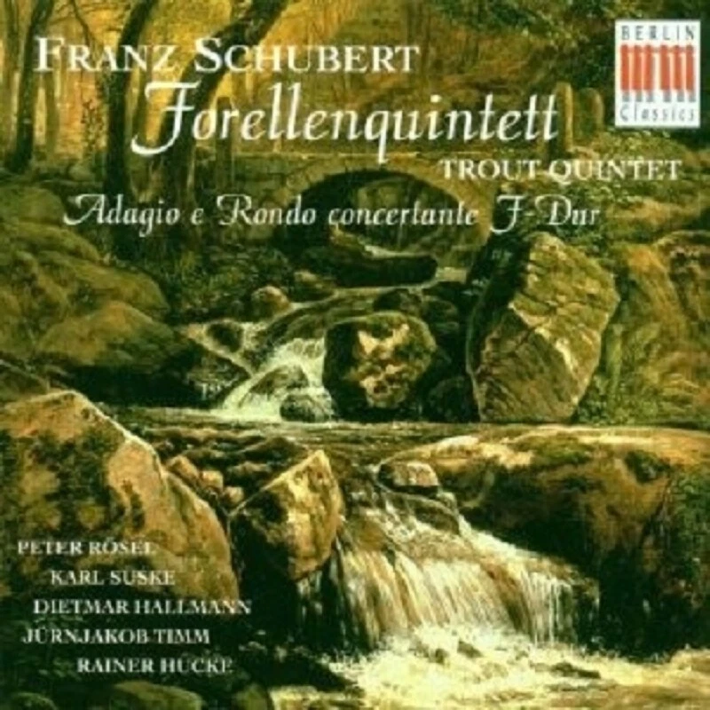 RÖSEL/SUSKE/HALLMANN/TIMM/HUCK - FORELLEN-QUINTETT/ADAGIO+RONDO  CD NEU - Bild 1 von 1