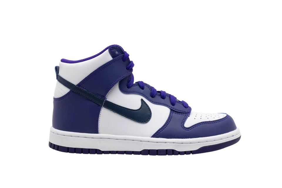 Size 5 (GS) - Nike Dunk High Electro Purple Midnight Navy