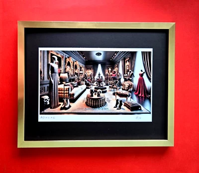 ALEXANDER DULAC ALEXANDER McQUEEN Firmado a Mano Impresión Auténtica Edición Limitada de 10 Certificado de Autenticidad! Foto 1 de 3