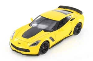 Chevrolet Corvette 2017 Z06 amarillo escala 1:24 27 - Imagen 1 de 4