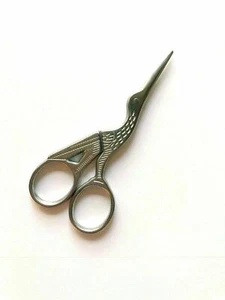 3.5" Stork Embroidery Scissors Cross Stitch Sewing Scissors Cutter FREE SHIPPING - Picture 1 of 1