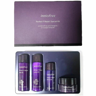kit especial reparación innisfree perfect 9 (4 artículos) piel+loción+suero+crema EX Foto 1 de 2