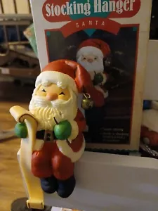 Hallmark Santa Stocking Holder 1984 in box - Picture 1 of 1