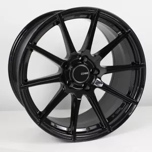 Enkei TS10 18x8.5 45mm Offset 5x100 Bolt Pattern 72.6mm Bore Dia Black Wheel - Picture 1 of 1