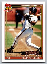1991  Topps #40 Kevin Mitchell San Francisco Giants