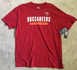 Fanatics NFL Tampa Bay Buccaneers T-Shirt Mens 2XL Red NEW - Picture 1 of 4