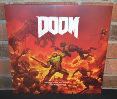 DOOM - GAME SOUNDTRACK, Limited 2LP 1st Press 180G RED VINYL New & Sealed! - Image 1 of 4