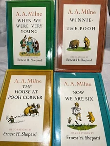4 Vintage A.A. Milne Winnie-the-Pooh HB E.P. Dutton & Co reprint September 1961 - Bild 1 von 16