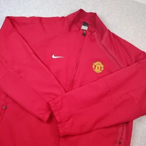 Giacca Manchester United Nike allenamento calcio pista rossa uomo taglia 2XL full zip - Foto 1 di 19