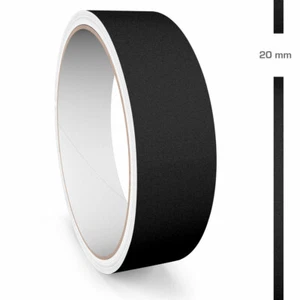 Zierstreifen 20mm 10 Meter Reflektierend Schwarz Glänzend Glanz Auto Boot WoMo - Bild 1 von 5