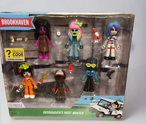 ROBLOX DEVseries BROOKHAVEN'S MOST WANTED 6 action figures NEW JAZWARES - Picture 1 of 3
