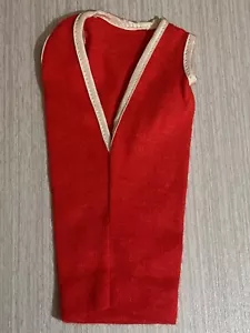 Abito rosso Tressy anni '60 collo a V - Foto 1 di 3