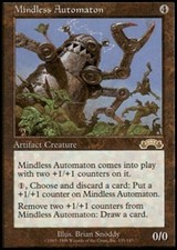 Mindless Automaton ~ Heavily Played Exodus MTG Magic UltimateMTG Artifact Card