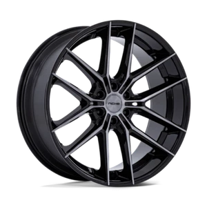 22 Inch Black Tinted Niche Wheels Rims Ford F150 Expedition Lincoln Navigator - Picture 1 of 4