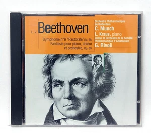 LILI KRAUS, MUNCH ⸺ BEETHOVEN symphony no.6, fantasia ⸺ FNAC MUSIC CD NM - Picture 1 of 2