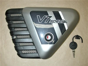 Moto Guzzi 2014 V7 Special OEM 978944 Genuine Left Side Cover, Lock & Key - Picture 1 of 12