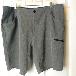 ZeroXposur Shorts Travel Series Mens 38 Heather Slate Gray Polyester Stretch D20 - Picture 1 of 6