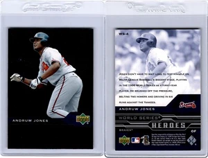 2005 Upper Deck World Series Heroes ANDRUW JONES #WS-4 Atlanta Braves - Picture 1 of 1