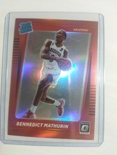 2022 Panini Chronicles Draft Picks Optic Red #3 Bennedict Mathurin /149 