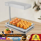 500W French Fry Warmer Commercial Dump Station Heat Lamp Warmer Stainless Steel