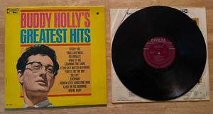 CANADA 33 LP BUDDY HOLLY GREATEST HITS ON CORAL - Picture 1 of 2