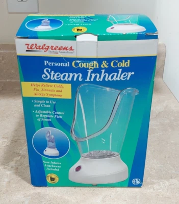 Walgreens Personal Electric Steam Inhaler Humidifier Nose Attachment - Image 1 of 3