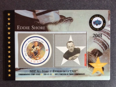 BroadviewStamps Canada thematic collection #101b Eddie Shore NHL CV$22 - Image 1 of 2