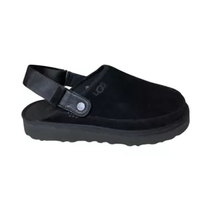 Zueco UGG para hombre Goldencoast negro gamuza zapatos zuecos 1142172 - Imagen 1 de 8