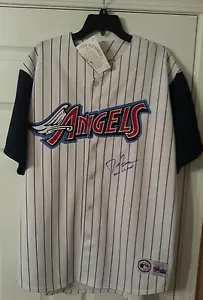DAVID FREESE LOS ANGELES ANGELS AUTO VINTAGE JERSEY W 2011 WS MVP ST LOUIS CARD - Picture 1 of 8