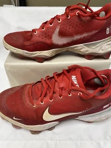Nike Alpha Huarache Elite 3 Low MCS University Red Gym White CK0976-600 sz 9 - Picture 1 of 9