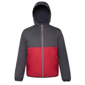 Rokka&Rolla Men's Lightweight Rain Jacket Water-Resistant Packable Windbreaker - Picture 1 of 52