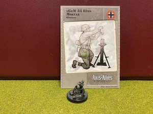 Axis & Allies Miniatures, World War II, Germany, SGRW 34 81mm Mortar 37/45 - Picture 1 of 1