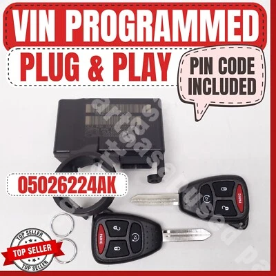 📮 INMOVILIZADOR PLUG & PLAY PROGRAMADO VIN DODGE RAM 2007-2010 05026224AK 📮 Foto 1 de 4