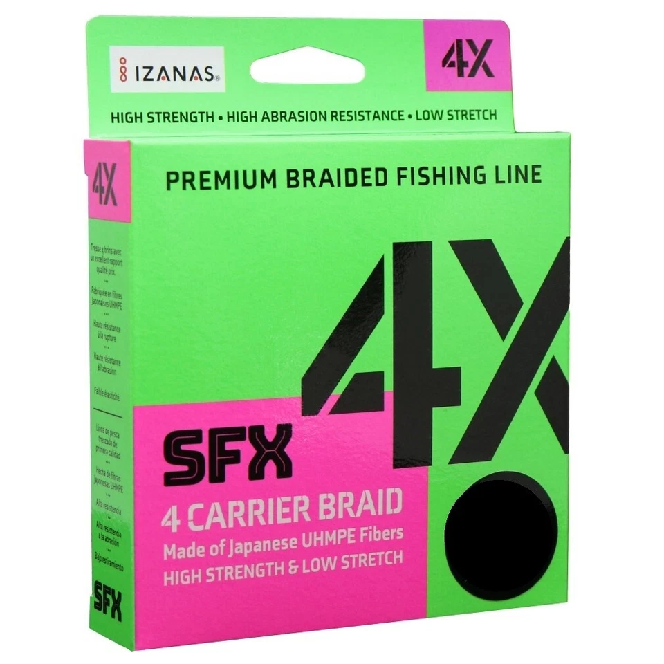 300yd Spool of Yellow Sufix SFX 4X Premium Braided Fishing Line -4 Carrier Braid - image 1 of 1