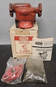 TEEL 5 Speed Water System Pump 1P965 With Flange & Gaskets N.O.S **READ INFO** - Picture 1 of 15